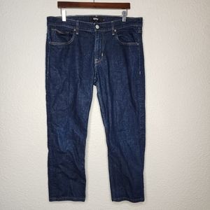 Hudson Men's Blake Slim Straight Jeans Dark Wash Size 38